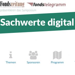 Sachwerte digital Screenshot